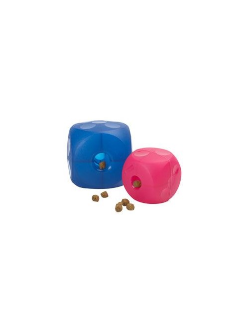 Hračka pes BUSTER Soft Cube purpurová 12cm