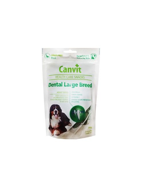 Canvit Snacks Dental 250g Large Breed-Duck pro psy