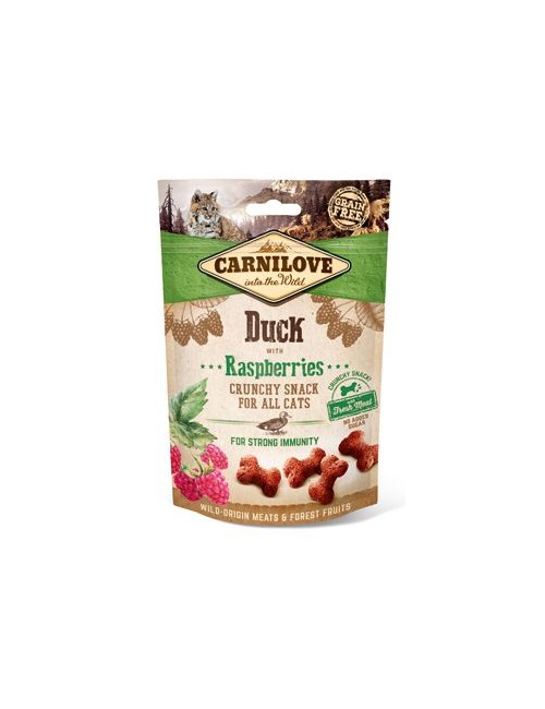 Carnilove Cat Crunchy Snack Duck&Raspberries 50g