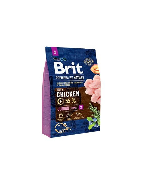 Brit Premium Dog by Nature Junior S 3kg