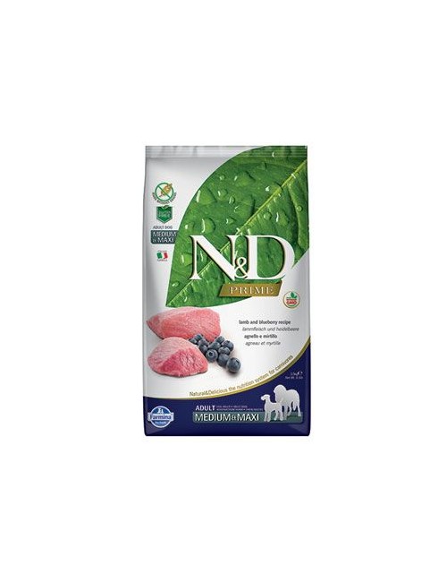 N&D PRIME DOG Adult M/L Lamb & Blueberry 2,5kg