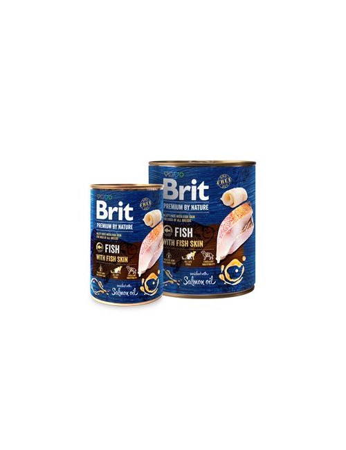 Brit Premium Dog by Nature  konz Fish & Fish Skin 400g