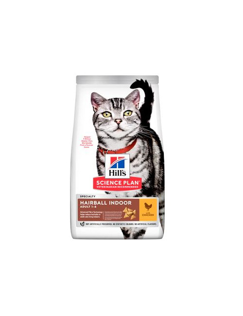Hill's Fel. Dry Adult"HBC for indoor cats"Chicken 300g