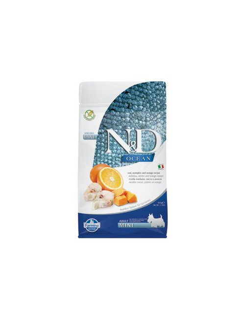 N&D OCEAN DOG LG Adult Mini Codfish & Orange 800g