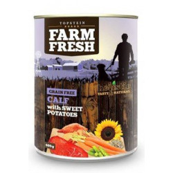 Farm Fresh Dog Calf with Sweet Potatoes 400g konzerva
