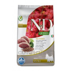 N&D Quinoa DOG Neutered Adult Mini 2,5kg Duck&Broccoli