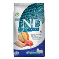 N&D OCEAN DOG Adult Mini Salmon & Cod & Melon 800g