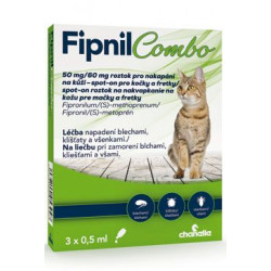 Fipnil Combo 50/60mg Cat Spot-on 3x0,5ml