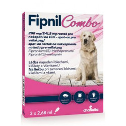 Fipnil Combo 268/241,2mg L Dog Spot-on 3x2,68ml