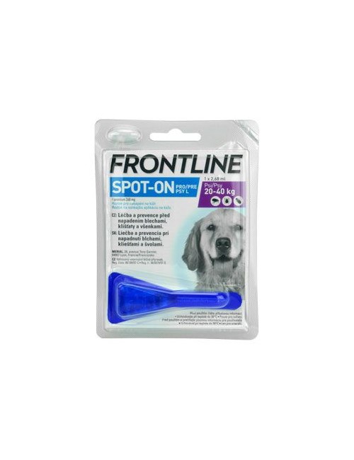 Frontline Spot-On Dog L 20-40kg sol 1x2,68ml MONO - fialový