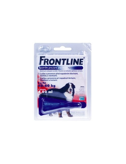 Frontline Spot-On Dog XL 40-60kg sol 1x4,02ml MONO - červený