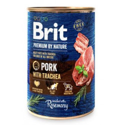 Brit Premium Dog by Nature konz Pork&Trachea 400gRABAT