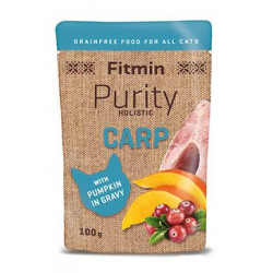 Fitmin cat Purity kapr s dýní kapsa 100g