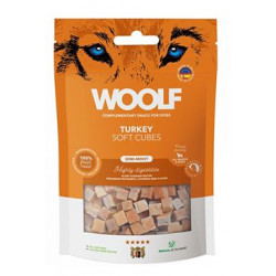 WOOLF pochoutka Soft Cubes Turkey 100g