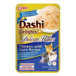 Churu Cat Dashi Delights Deli Flakes Chick&Tuna 40g