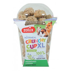 Pochoutka CRUNCHYCUP XL vojtěška 190g Zolux