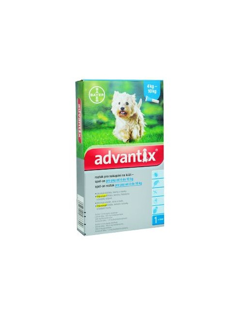 Advantix Spot On pro psy 4 -10kg 1x1ml