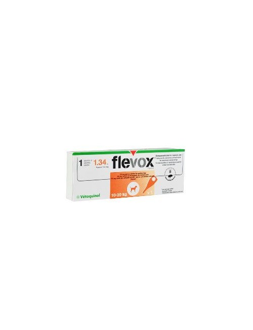 Flevox Spot-On Dog M 10-20kg 134mg sol 1x1,34ml