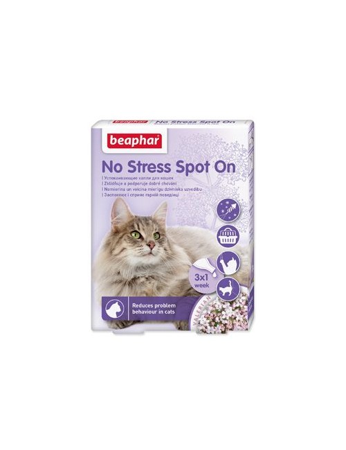 Beaphar No Stress Spot On pro kočky 3 pipety á 0,4ml