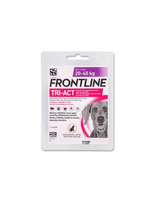 Frontline Tri-Act pro psy Spot-on L 20-40 kg