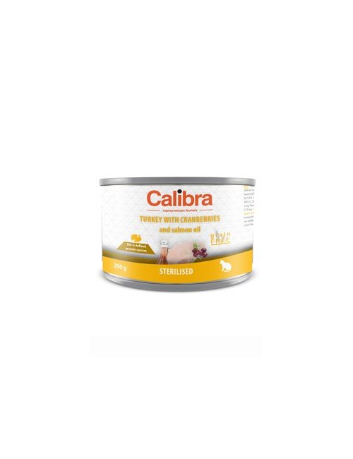 Calibra Cat  konz. 200g Sterilised krůta