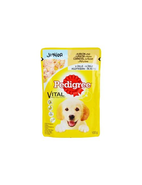 Pedigree kapsa Junior kuřecí s rýží v želé 100g